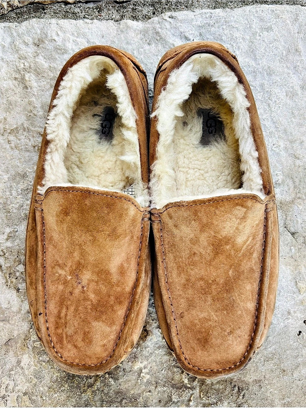 UGG Ansley Slipper Men's Suede Loafers Brown US 11